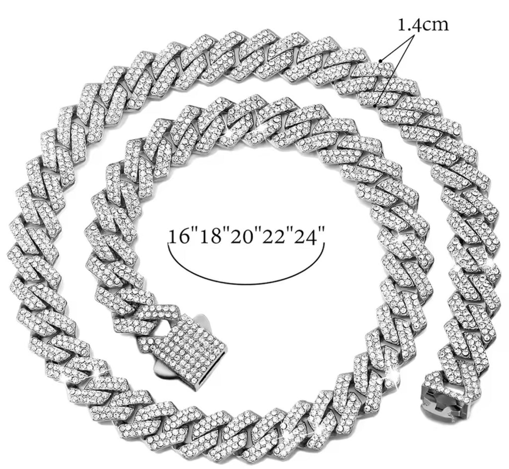 Iced Cuban Chain – Gold & Silver