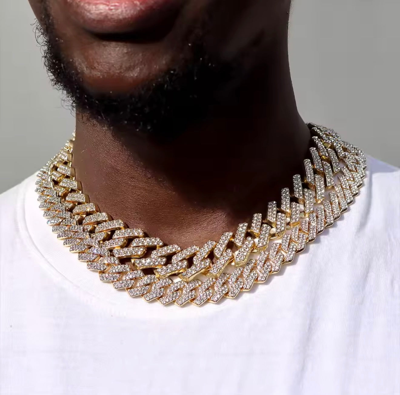 Iced Cuban Chain – Gold & Silver