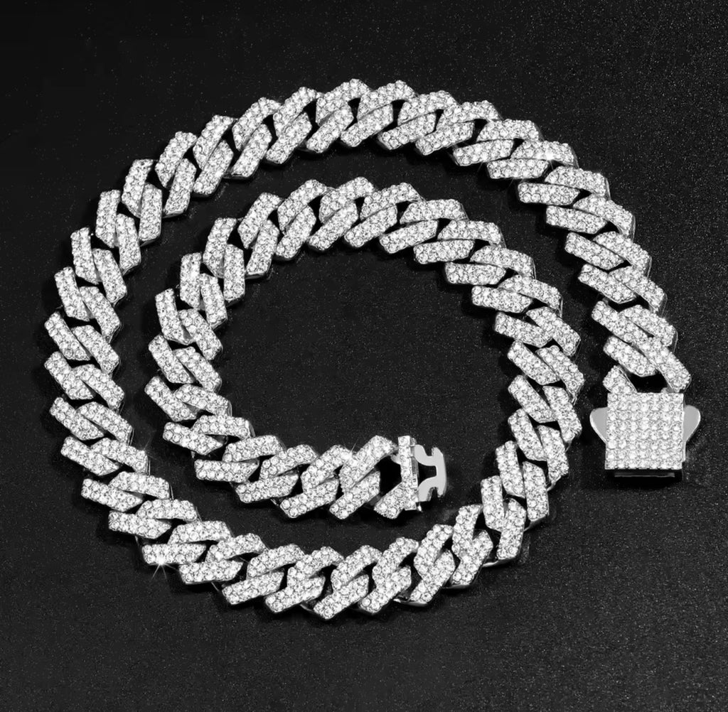 Iced Cuban Chain – Gold & Silver