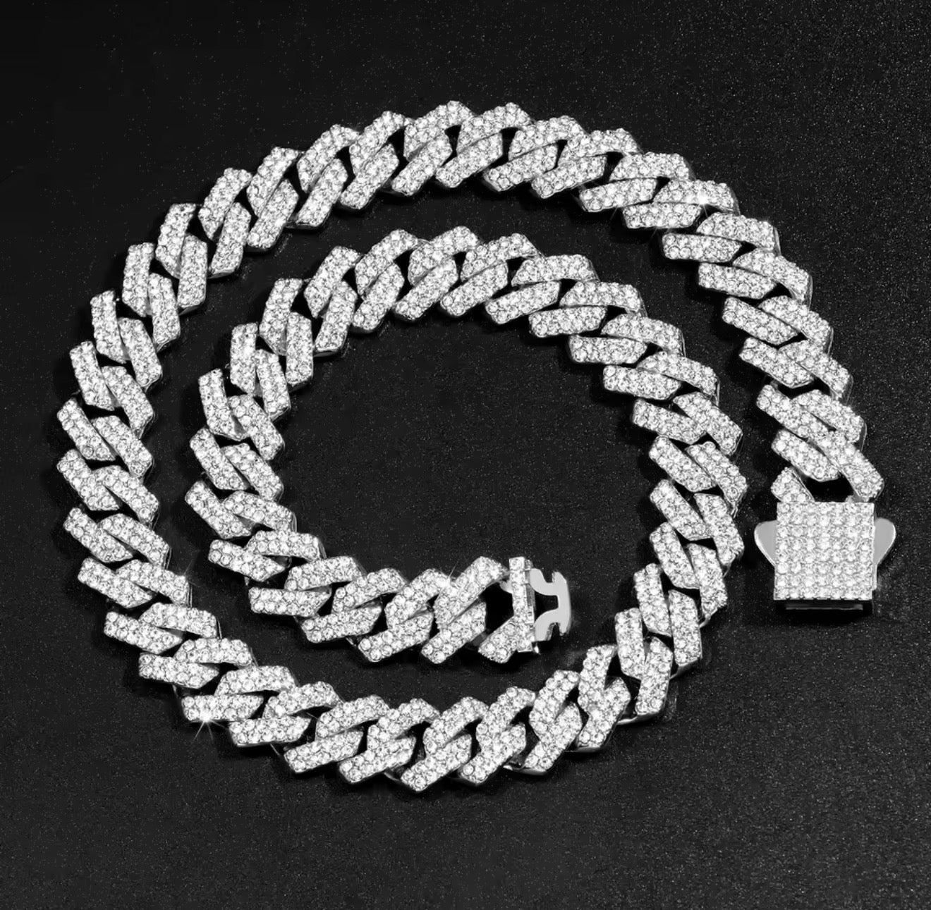 Iced Cuban Chain – Gold & Silver