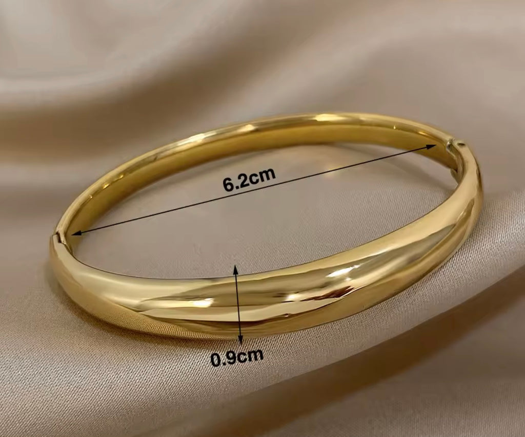 Goldene Armreif – Edelstahl