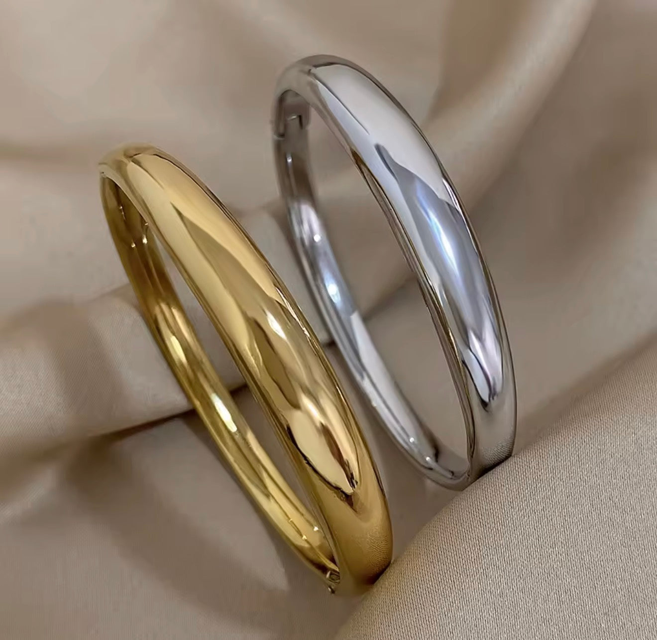 Gold Armreif – Edelstahl